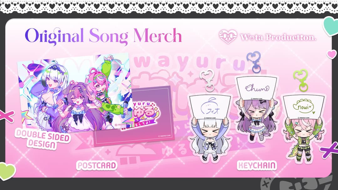 Wota Production Announces KawaYuru Merchandise cover