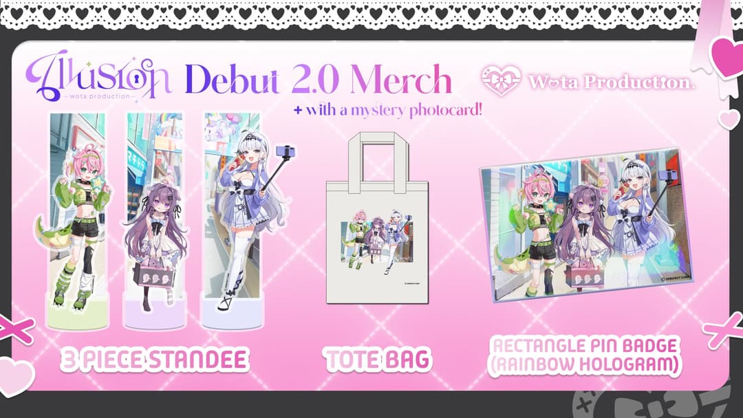 Wota Production Announces Illusion Debut Merchandise Vol. 2 cover